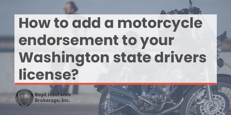 How to add a motorcycle endorsement to your washington state drivers license cover