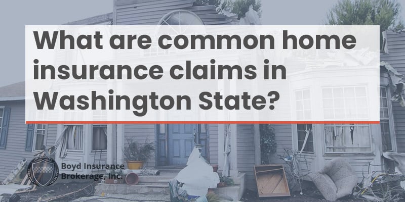 What are common home insurance claims in Washington State cover