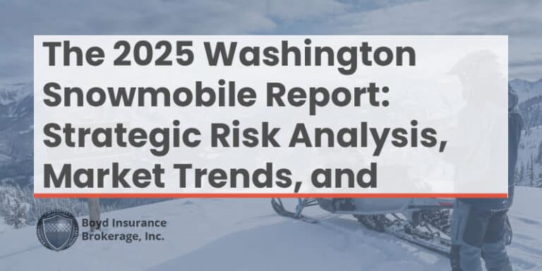 Alt text: Snowmobile rider navigating snowy mountain terrain near Spokane, Washington, emphasizing snowmobile safety and insurance.