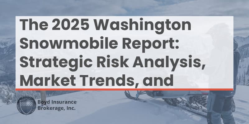 Alt text: Snowmobile rider navigating snowy mountain terrain near Spokane, Washington, emphasizing snowmobile safety and insurance.