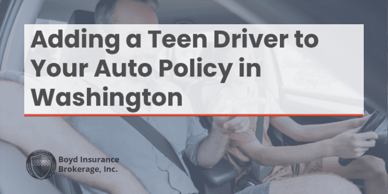 Affordable teen auto insurance in Spokane, WA with Boyd Insurance. Expert guidance on adding teenage drivers to your auto policy. Protect your loved ones today!.
