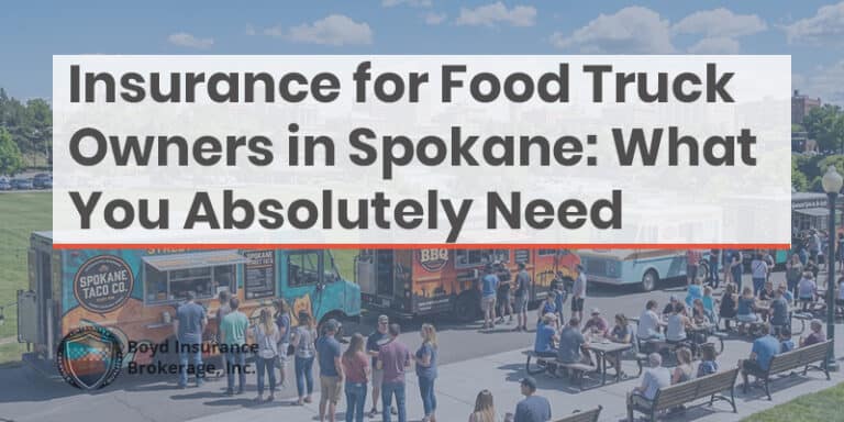 Affordable food truck insurance coverage in Spokane, WA for food truck owners. Protect your food truck business with tailored insurance solutions from Boyd Insurance Brokers Inc.